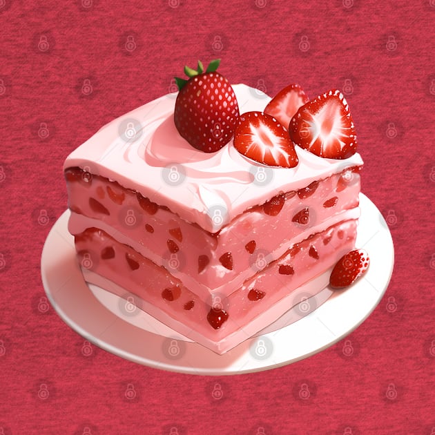 Strawberry Cake by SDAIUser